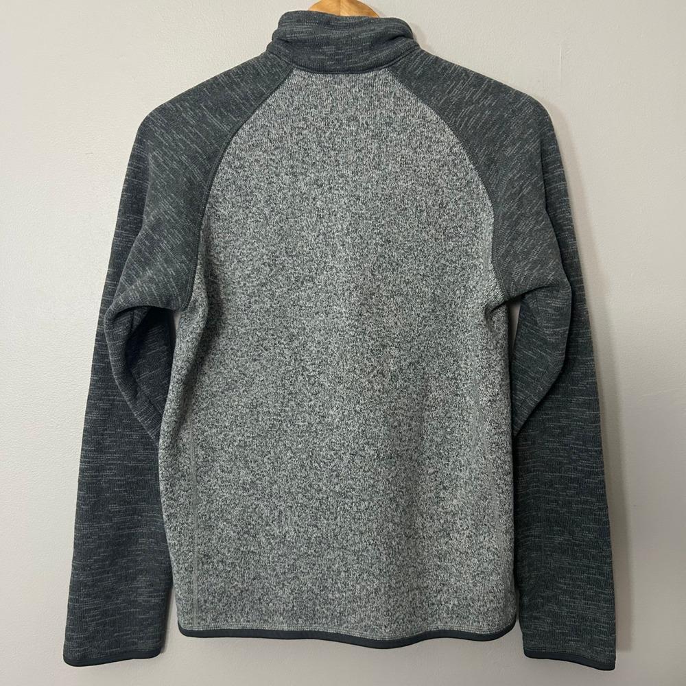 Patagonia Better Sweater Mens Small Grey Nickel 1/4 Zip Fleece Pullover Jacket - Picture 3 of 8